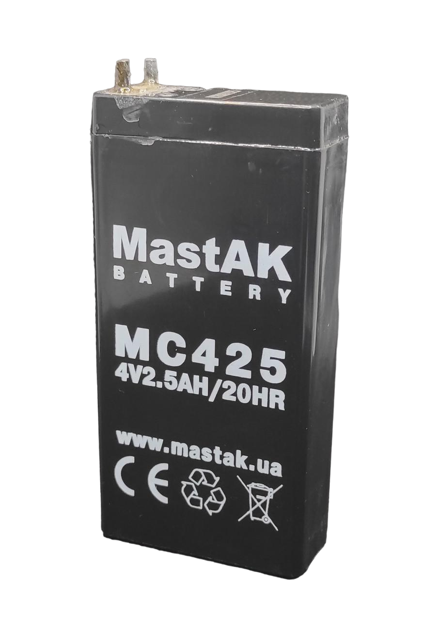 Акумулятор MASTAK MС425 4V 2,5 Ah (185014)